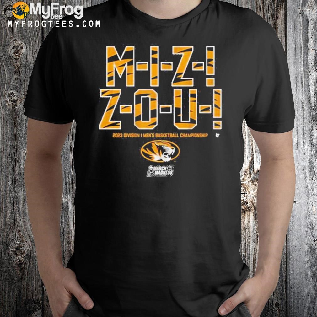 Missouri basketball miz zou 2023 division men's basketball champions march madness shirt