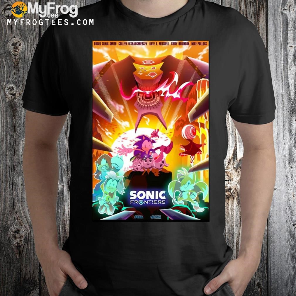 Sonic frontiers poster shirt
