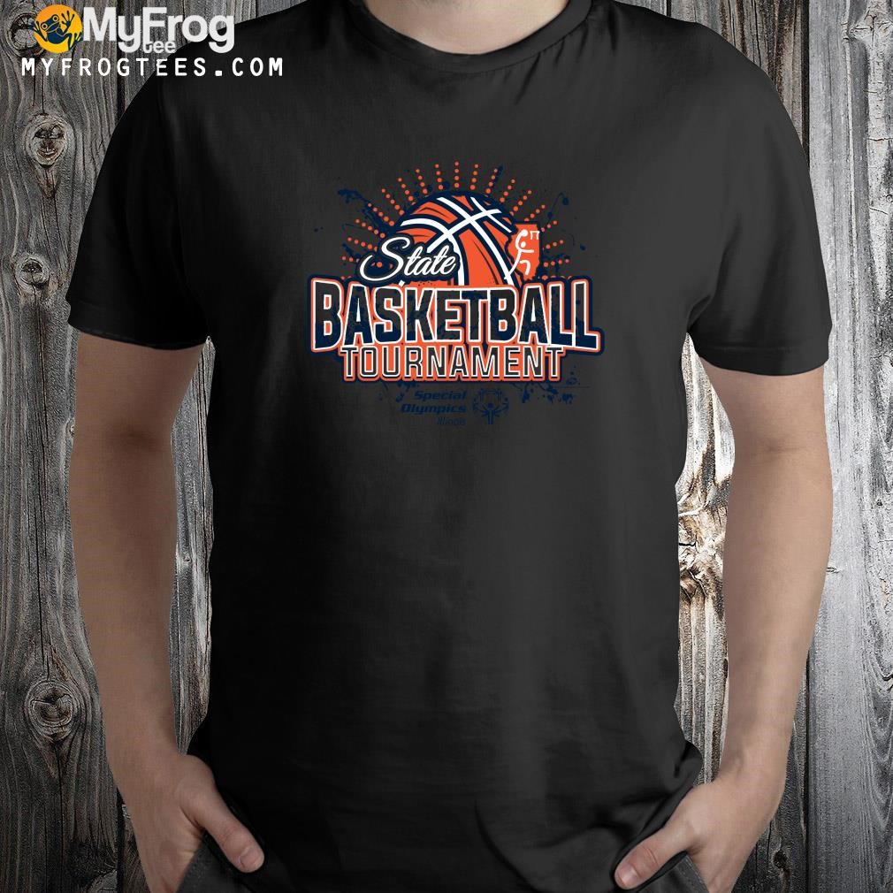 State basketball special olympics shirt