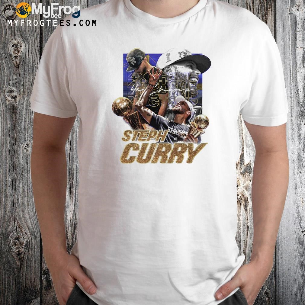 Steph curry 4x champ graphic 2023 shirt