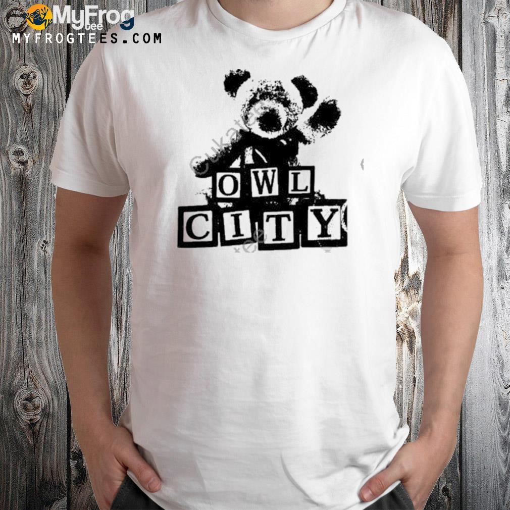 Teddy bear owl city music shirt
