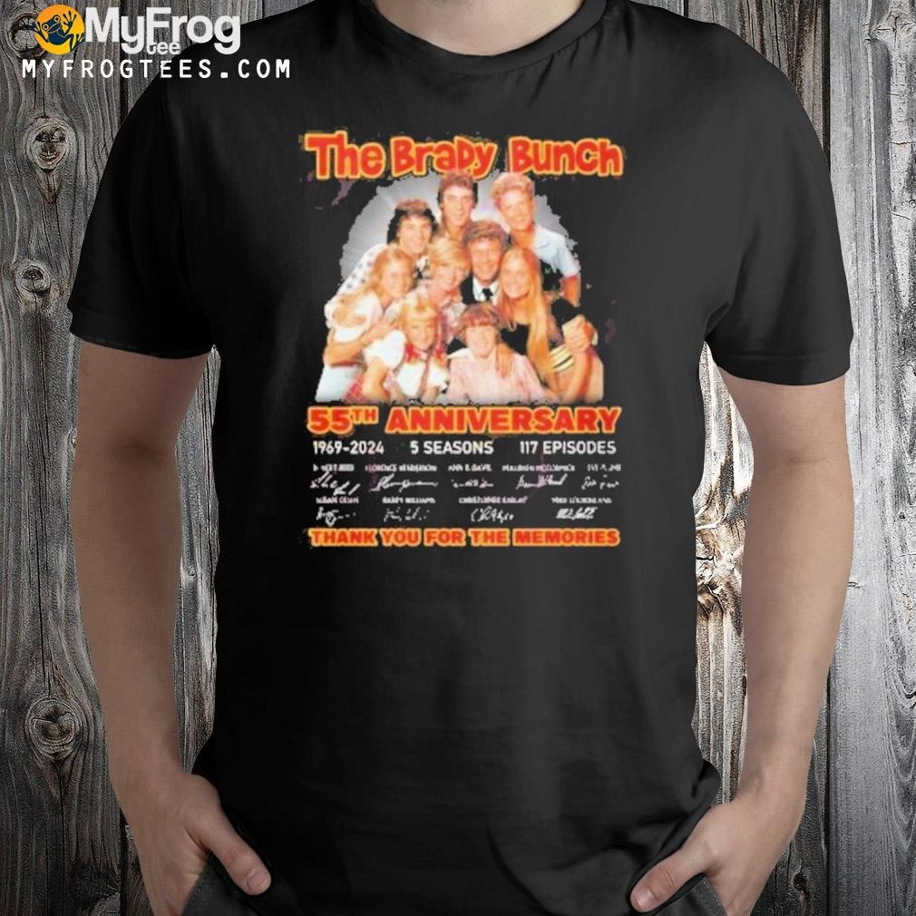 The Brady bunch 55th anniversary 1969 2024 thank you for the memories shirt