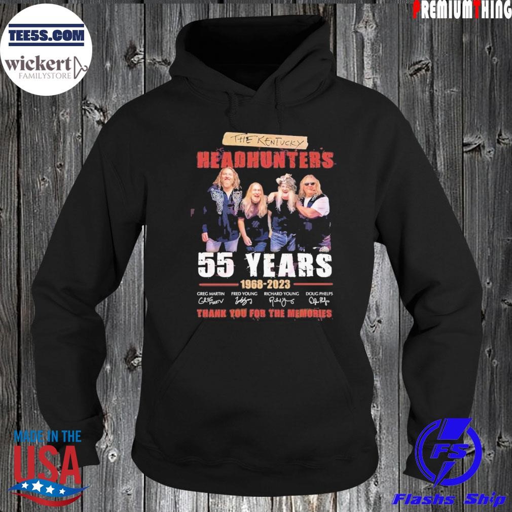 The Kentucky headhunters 55 years 1968 2023 thank you for the memories shirt Hoodie.jpg