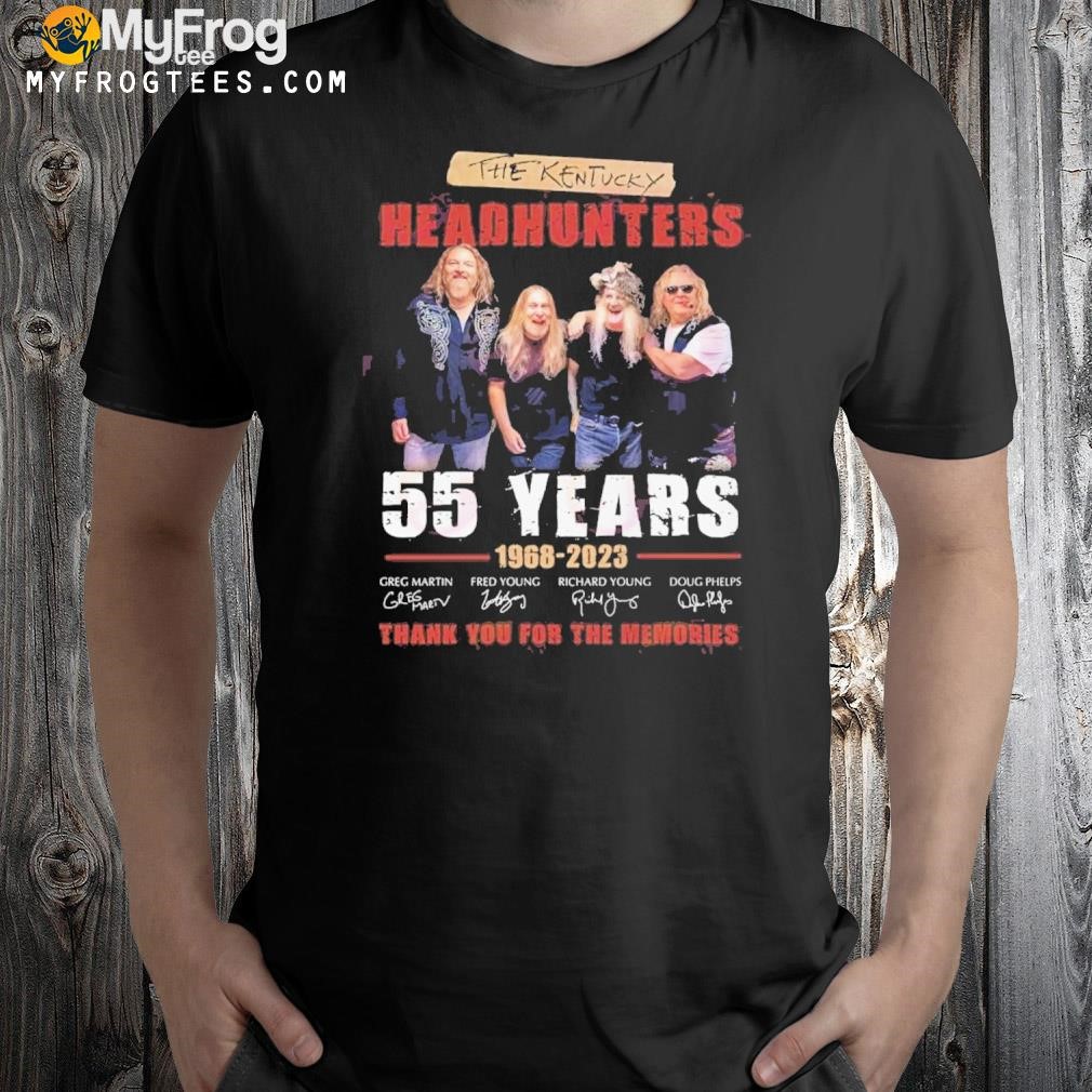 The Kentucky headhunters 55 years 1968 2023 thank you for the memories shirt