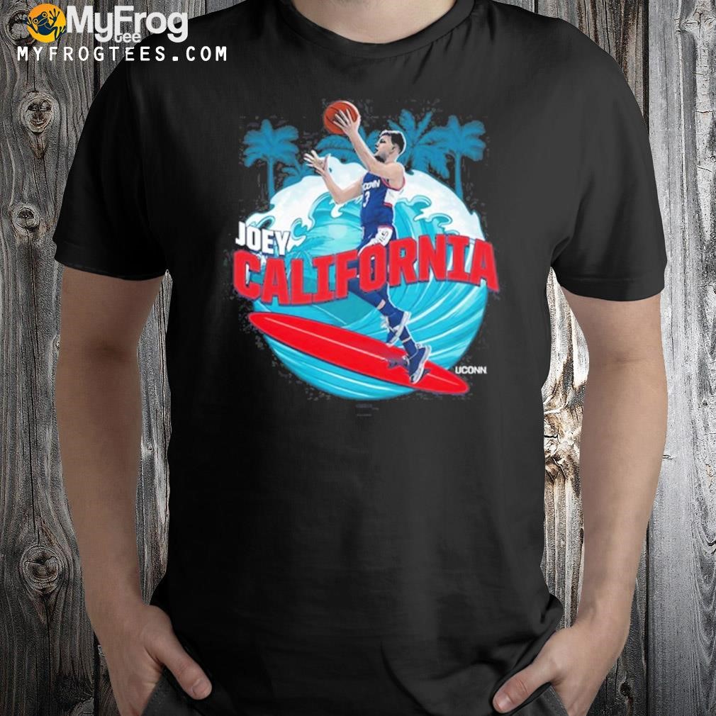 Uconn basketball joey calcaterra California shirt