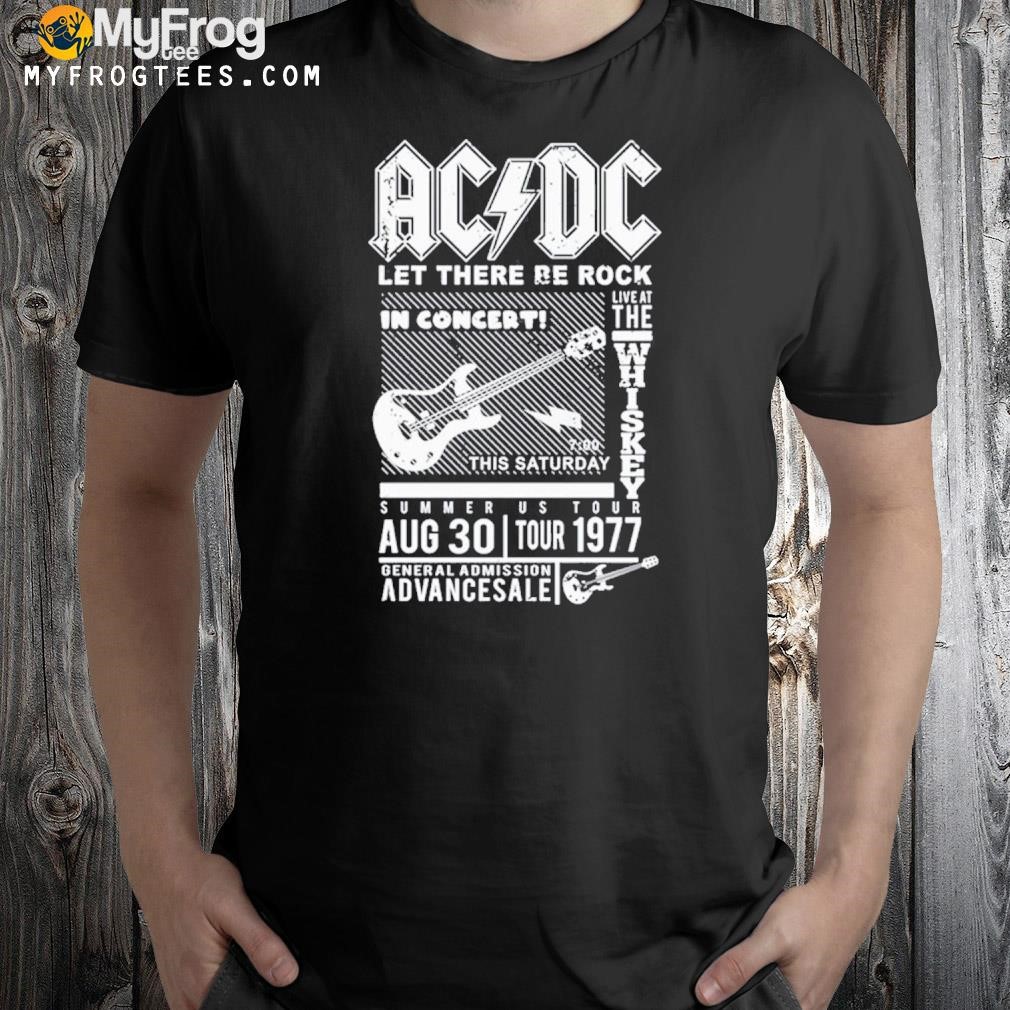 AC DC Let There Be Rock In ConCert T-Shirt