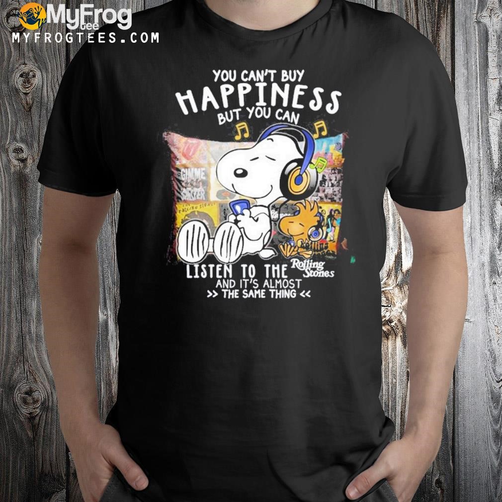 AC DC Snoopy Listen ACDC Music T-Shirt