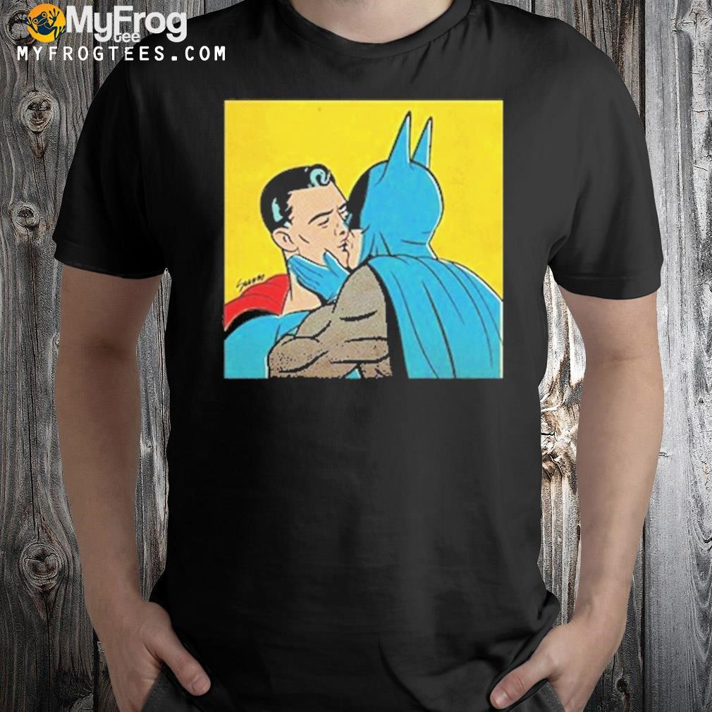 Batman And Superman Kissing T-Shirt
