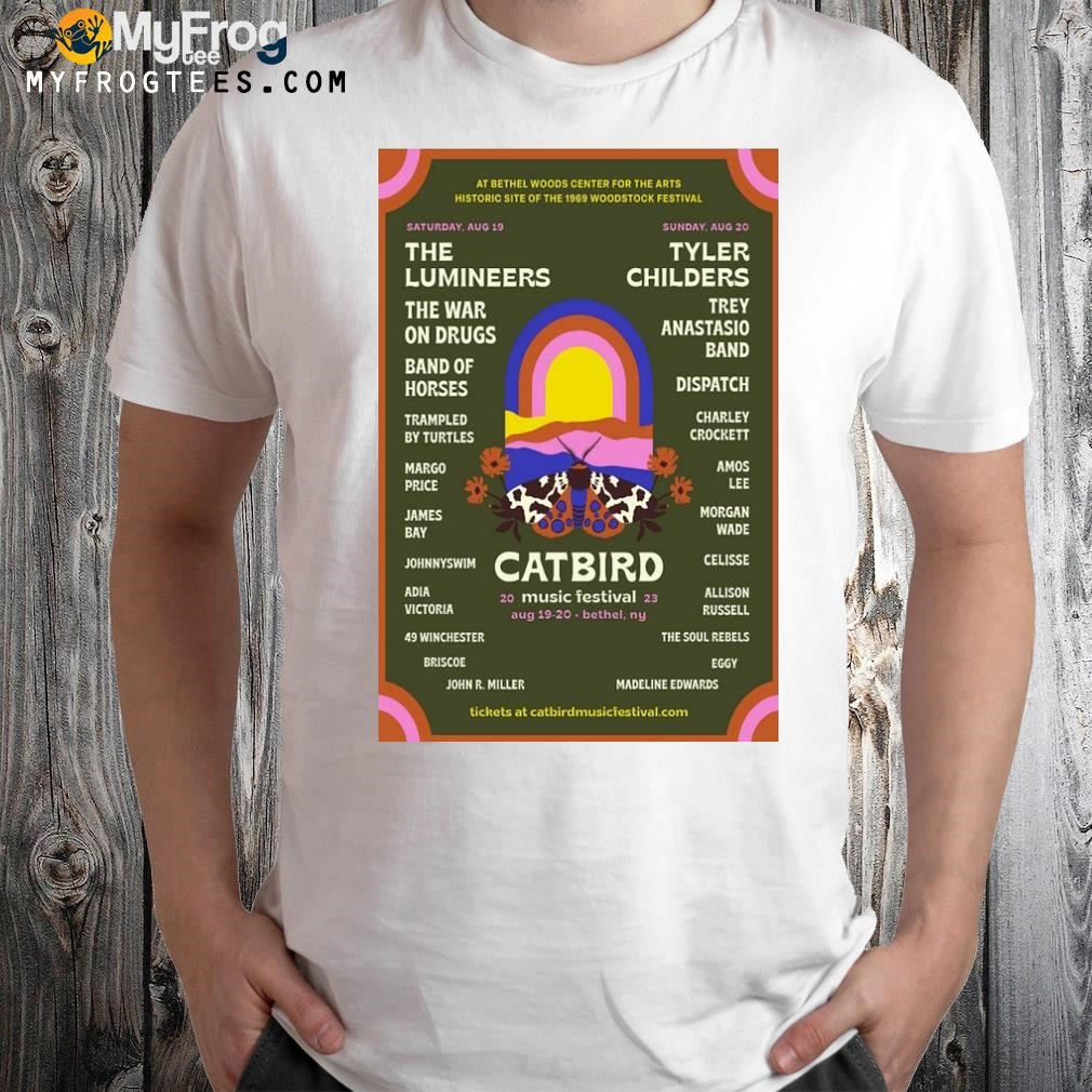 Catbird Music Festival 2023 Poster shirt