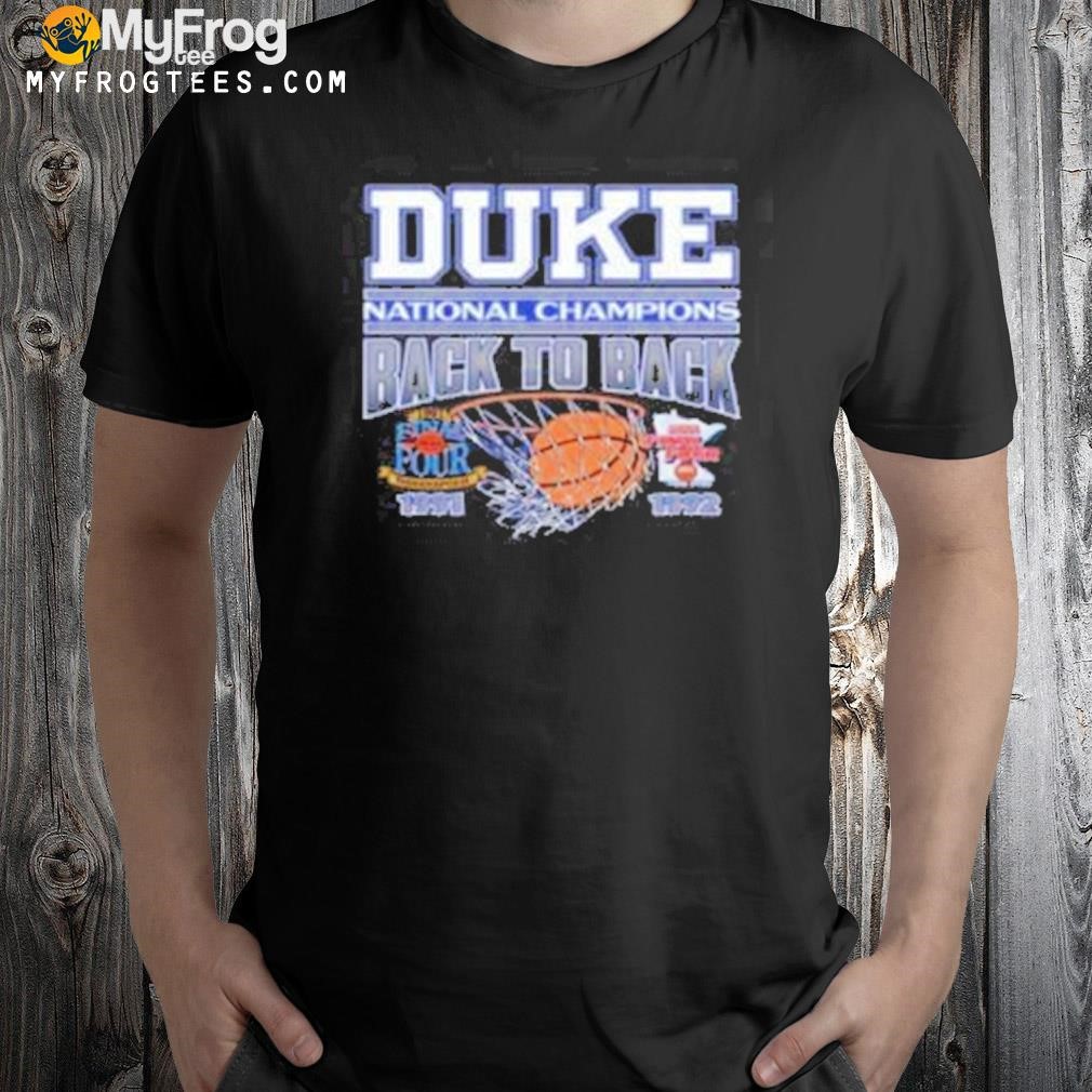 Duke Back To Back ’91-92 shirt