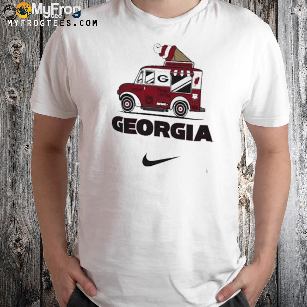 Georgia Bulldogs White Dorm Pack Ice Cream Truck Shirt