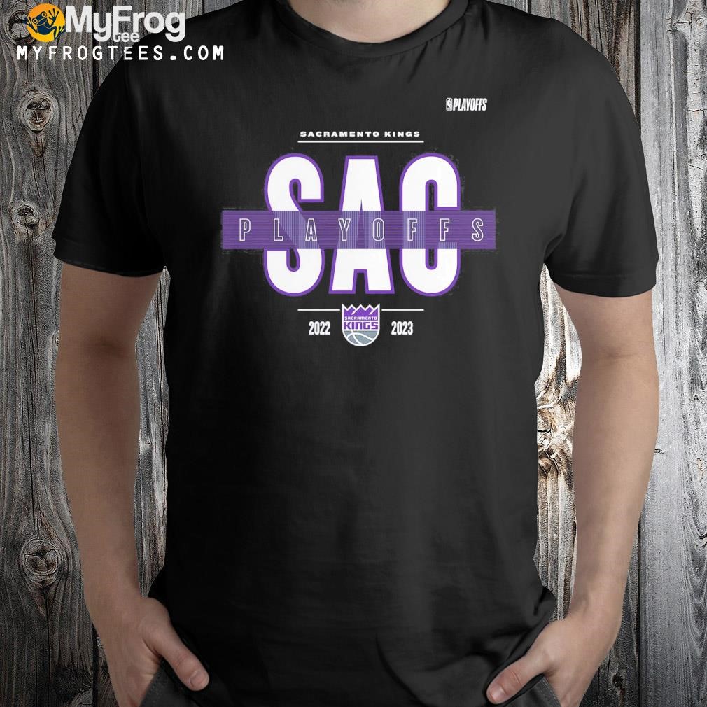 Sacramento Kings Fanatics Branded 2023 NBA Playoffs Jump Ball T-Shirt