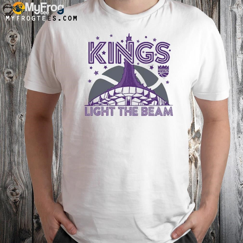 Sacramento Kings Homage Unisex Light The Beam Hyper Local Tri-Blend T-Shirt