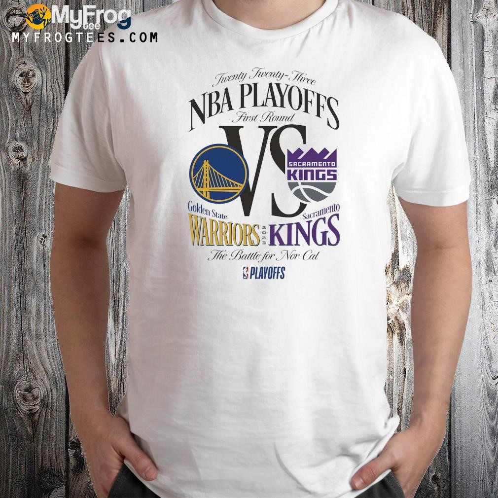 Sacramento Kings Vs Golden State Warriors 2023 Nba Playoffs Matchup T-Shirt