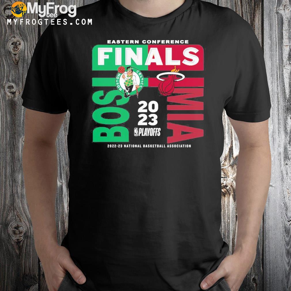 2023 Nba Western Conference Finals Match Up Boston Celtics Vs Miami Heat Shirt