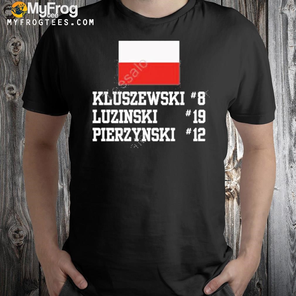 OlszewskI 8 lipińskI 19 pierzynskI 12 shirt