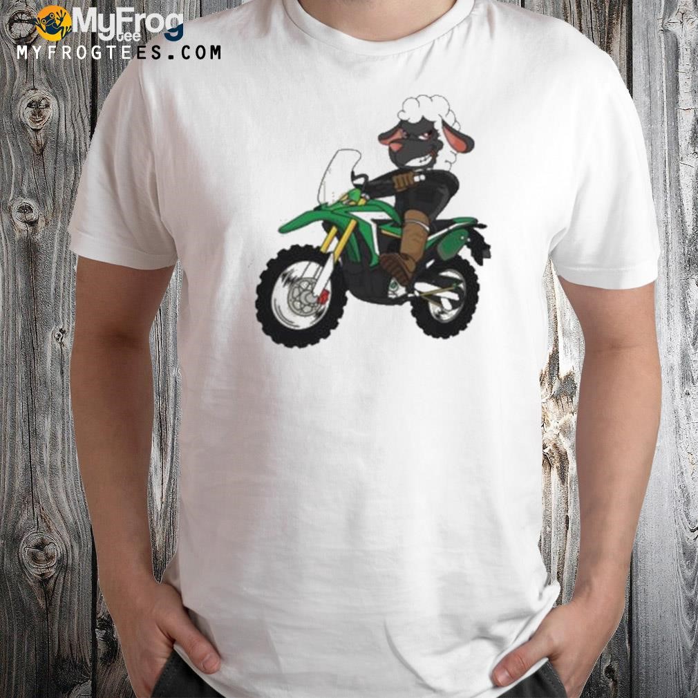 Sheep Biker Funny Art Shirt