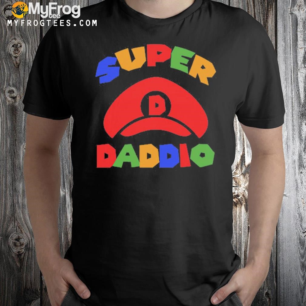 Super Daddio Super Mario Father’s Day T-Shirt