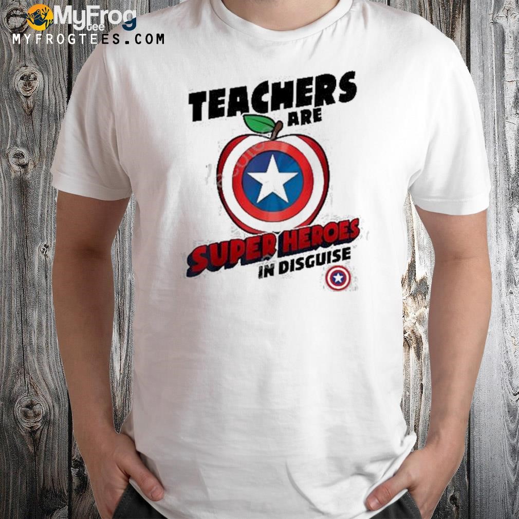 Teachers are super heroes in disguise shirt