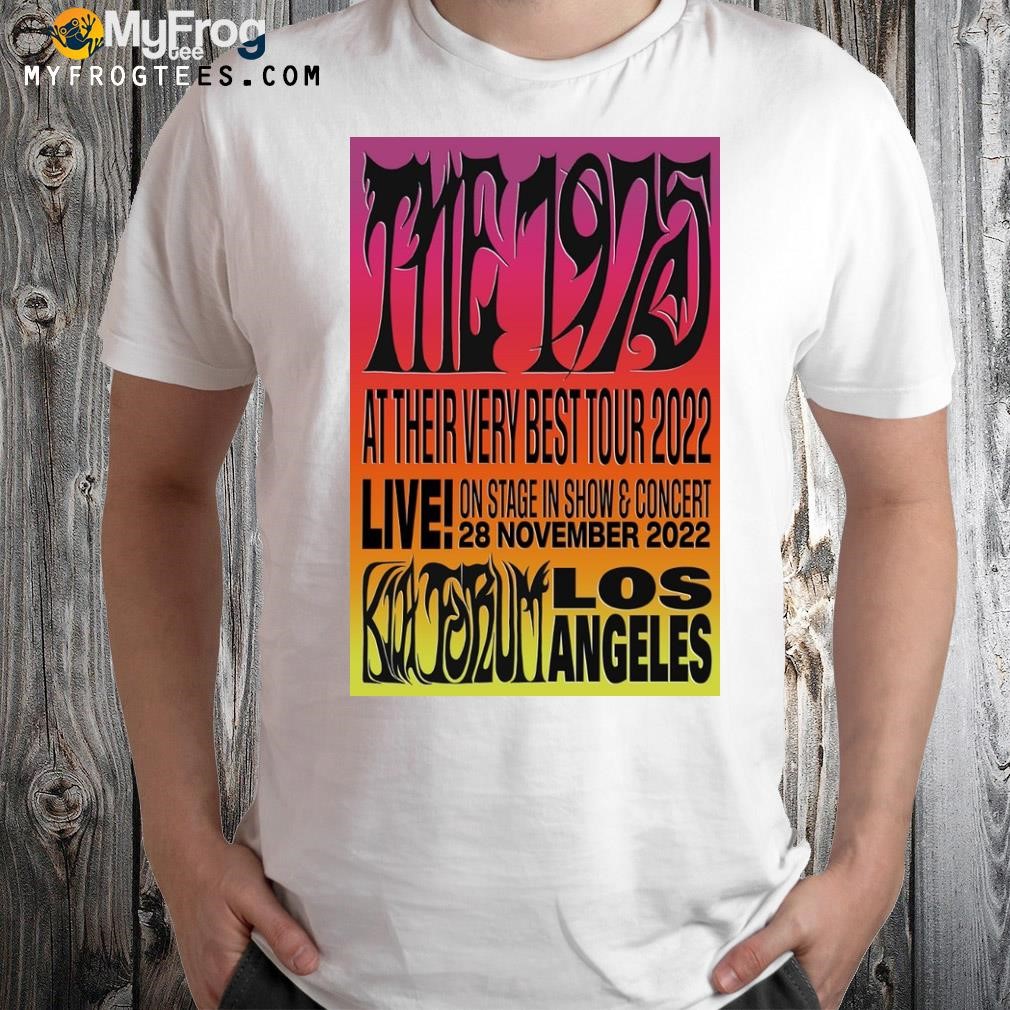 The 1975 nov 28 2022 kia forum los angeles shirt