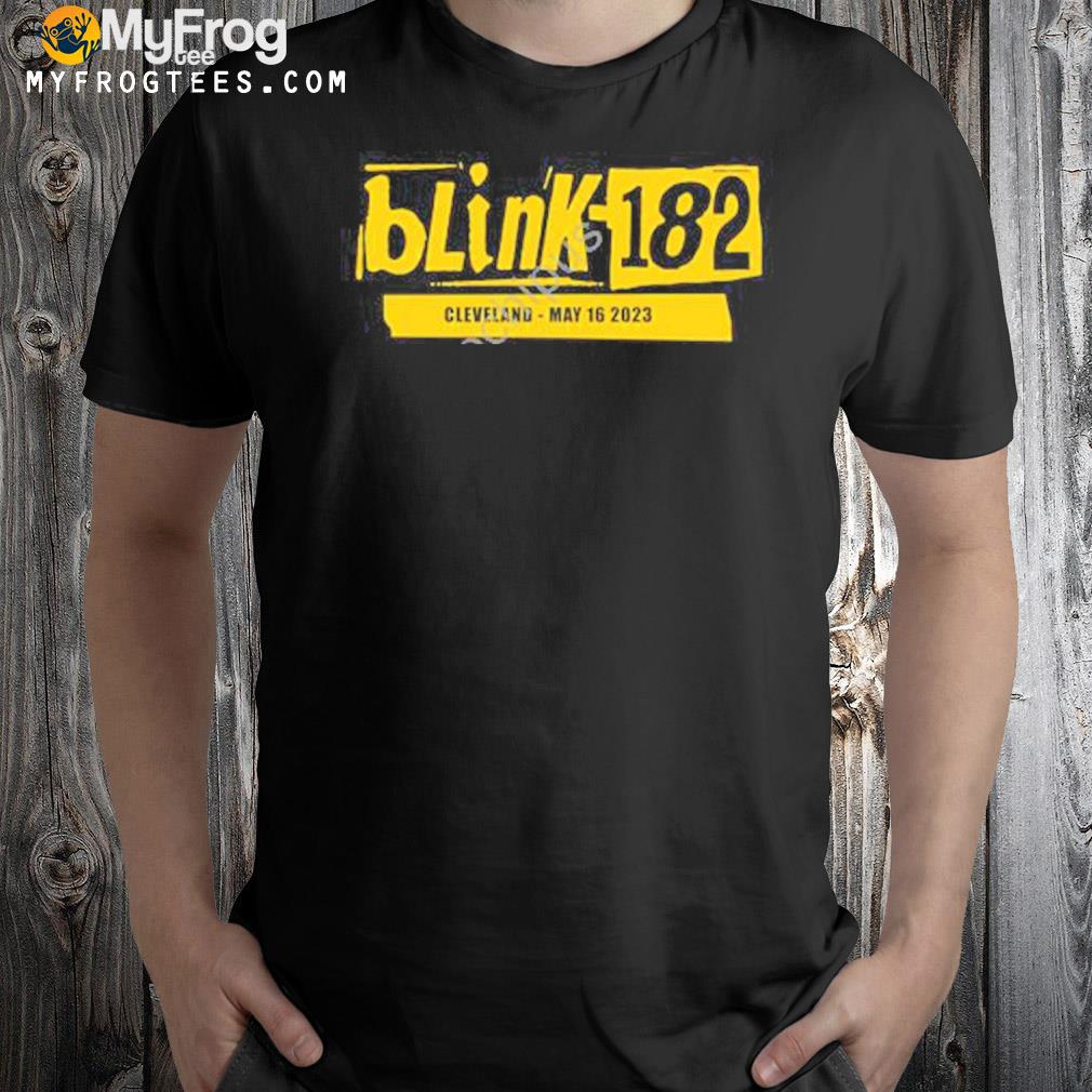 Ian williams blink-182 merch Cleveland may 16 2023 shirt