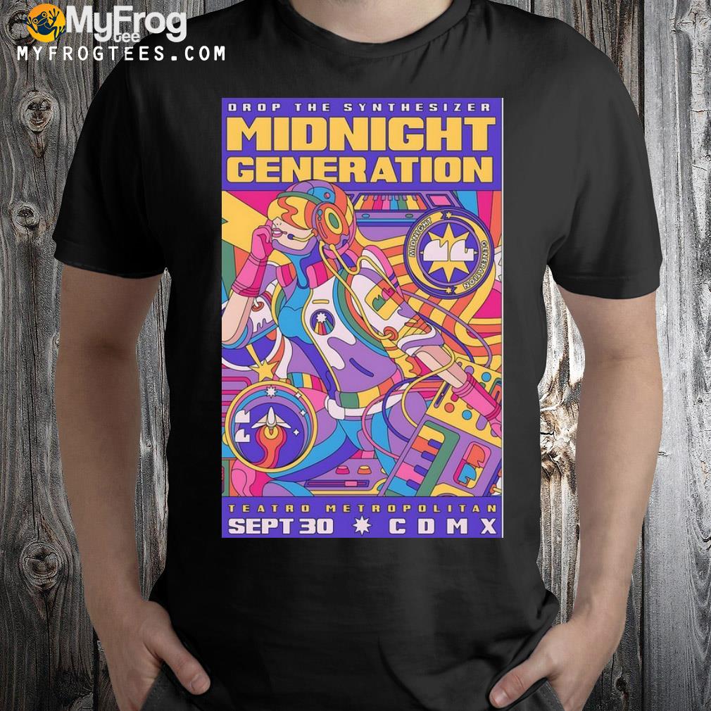Midnight generation teatro metropolitan cdmx sept 30 2023 shirt