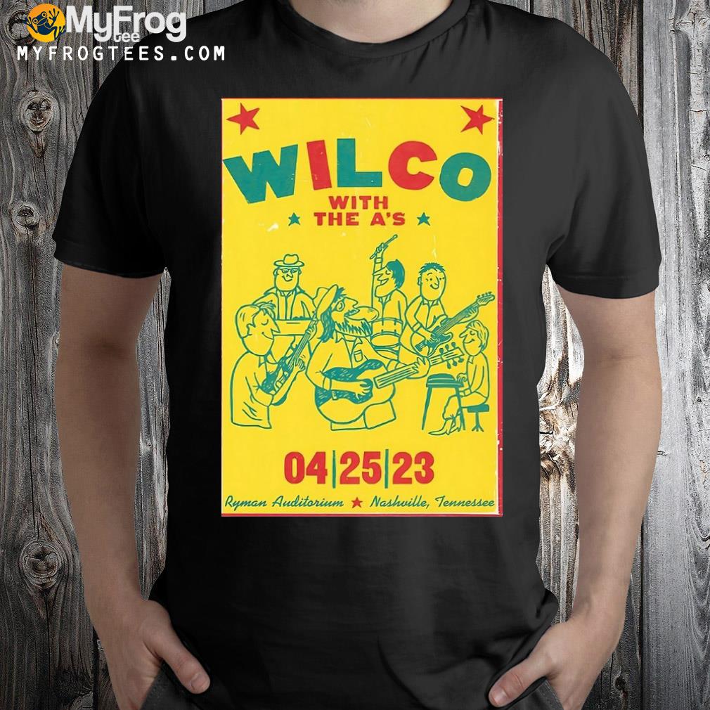 Wilco nashville tn april 25 2023 poster shirt
