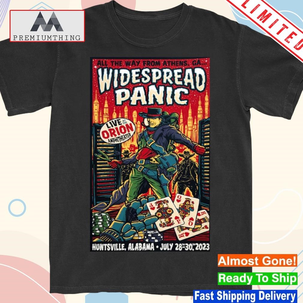 Design 2023 widespread panic tour huntsville al event poster shirt