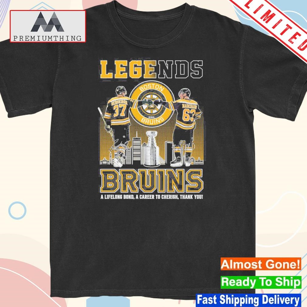 Design boston Bruins legends bergeron and marchand shirt