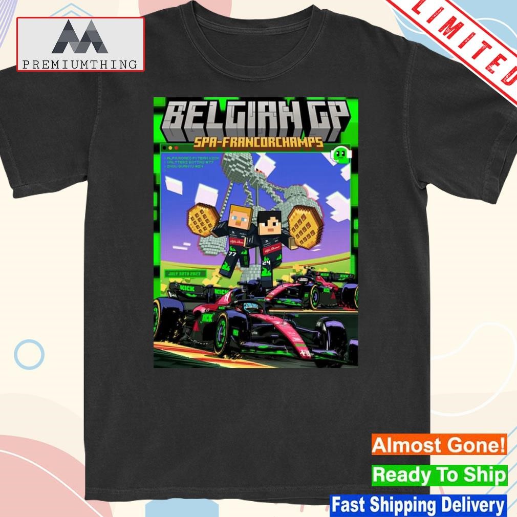Design cheap kick streaming belgian gp poster shirt