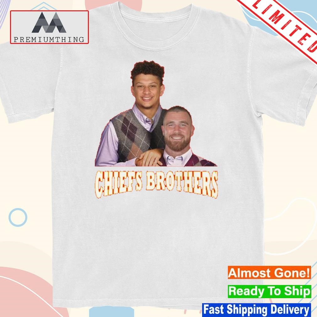 Design chiefs brothers patrick mahomes and travis kelce shirt