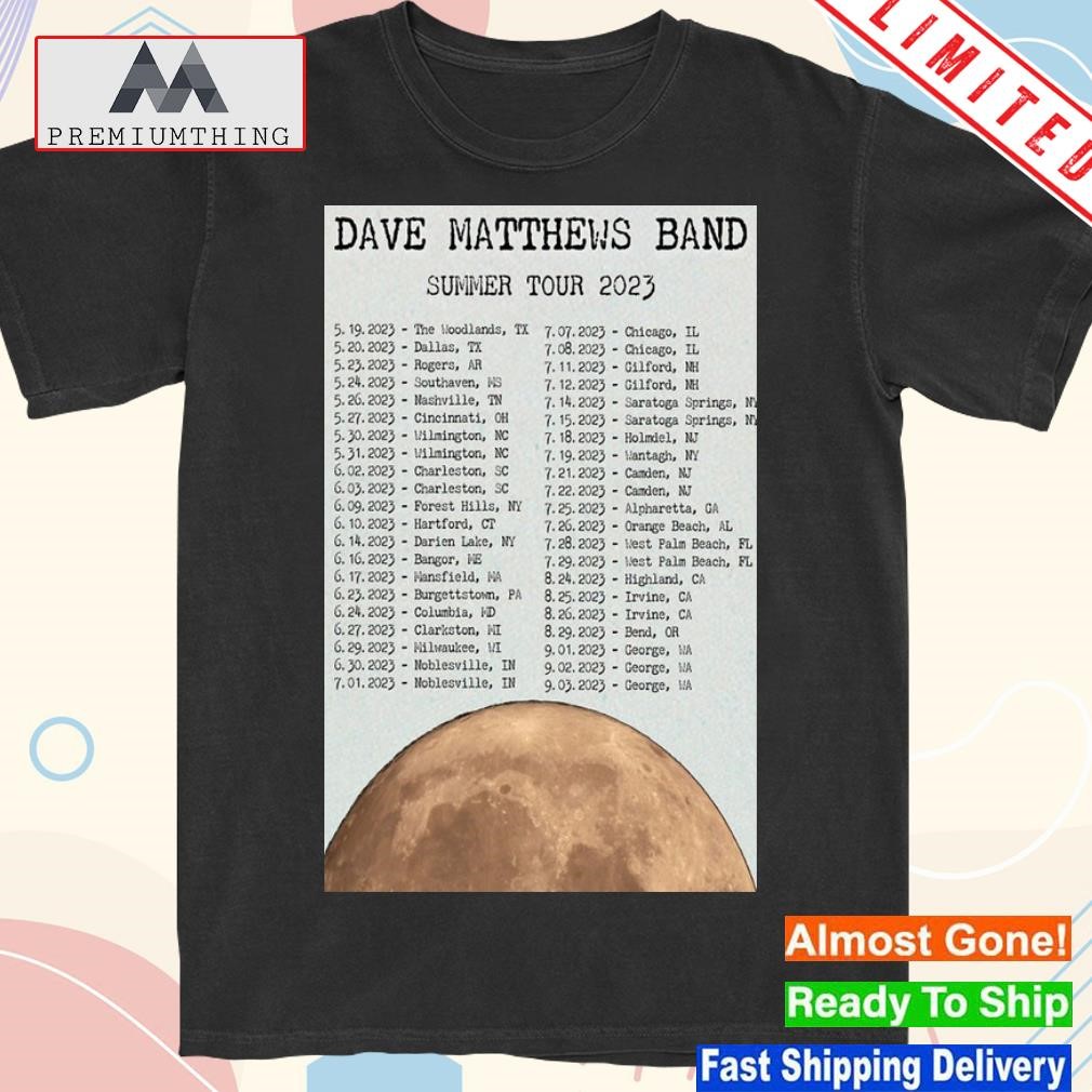 Design dave matthews band summer tour 2023 poster shirt