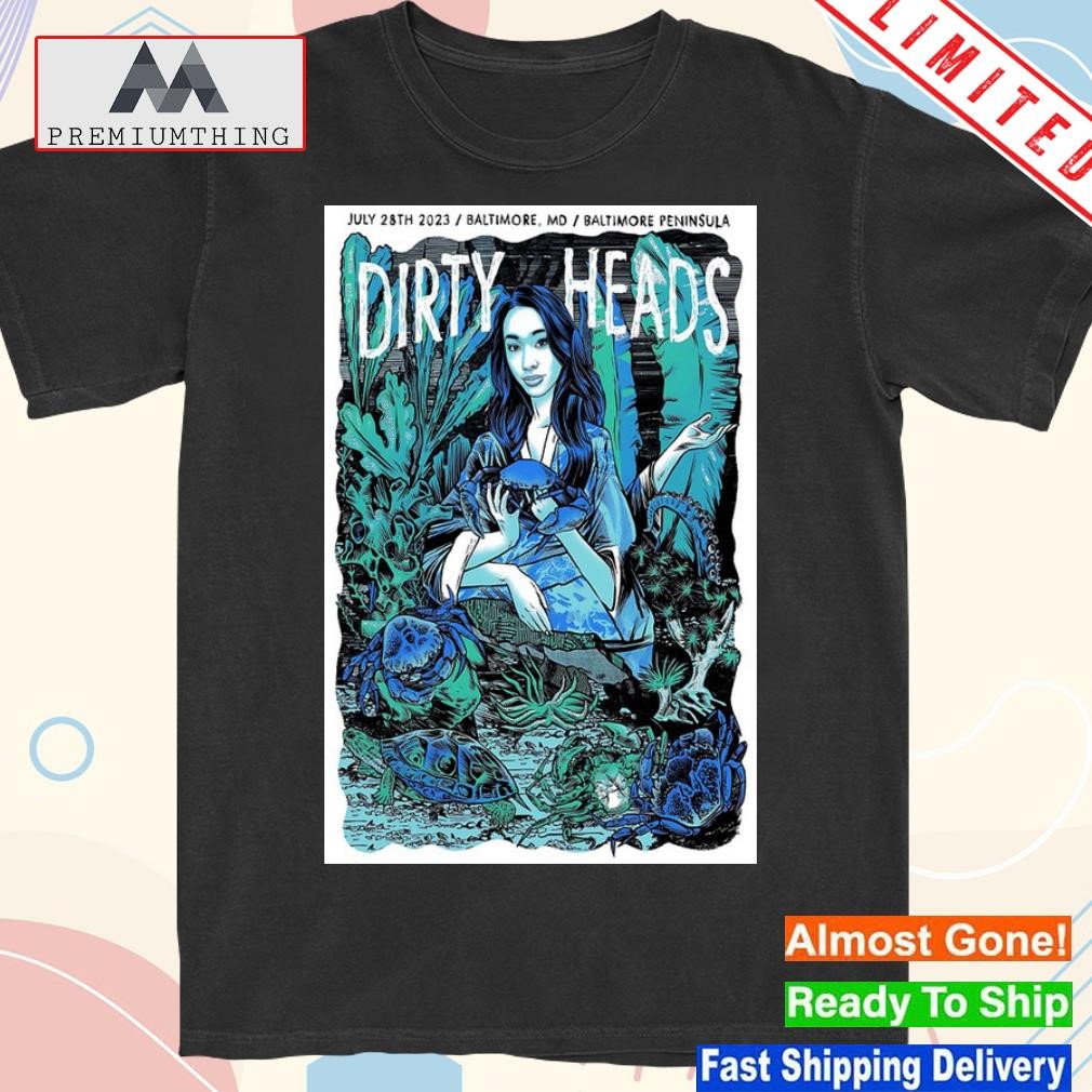 Design dirty heads 28 july event baltimore poster shirt