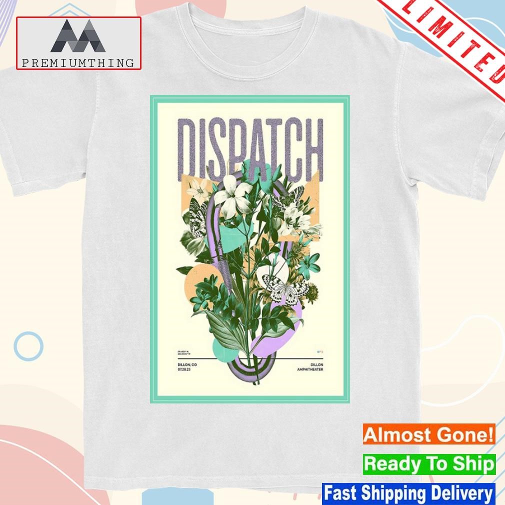 Design dispatch tour 2023 dillon amphitheater poster shirt