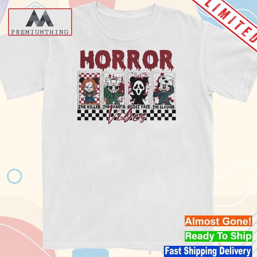 Design horror movie characters mickey horror movie shirt
