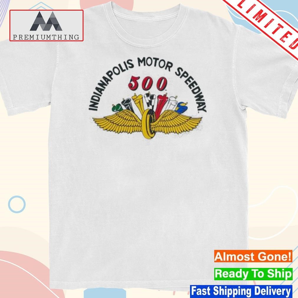 Design indianapolis Motor Speedway 500 Ims Wing & Wheel Flags Shirt