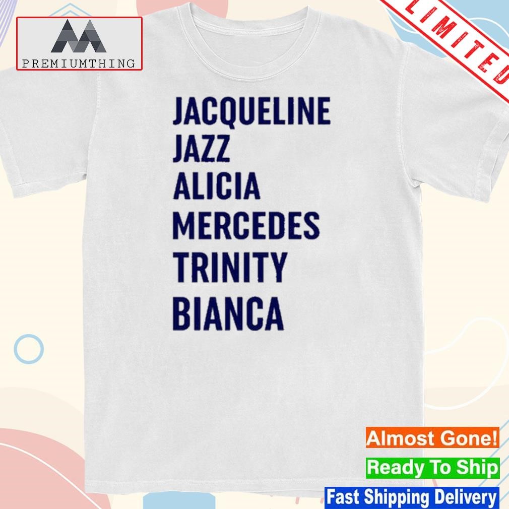 Design jacqueline Jazz Alicia Mercedes Trinity Bianca Shirt