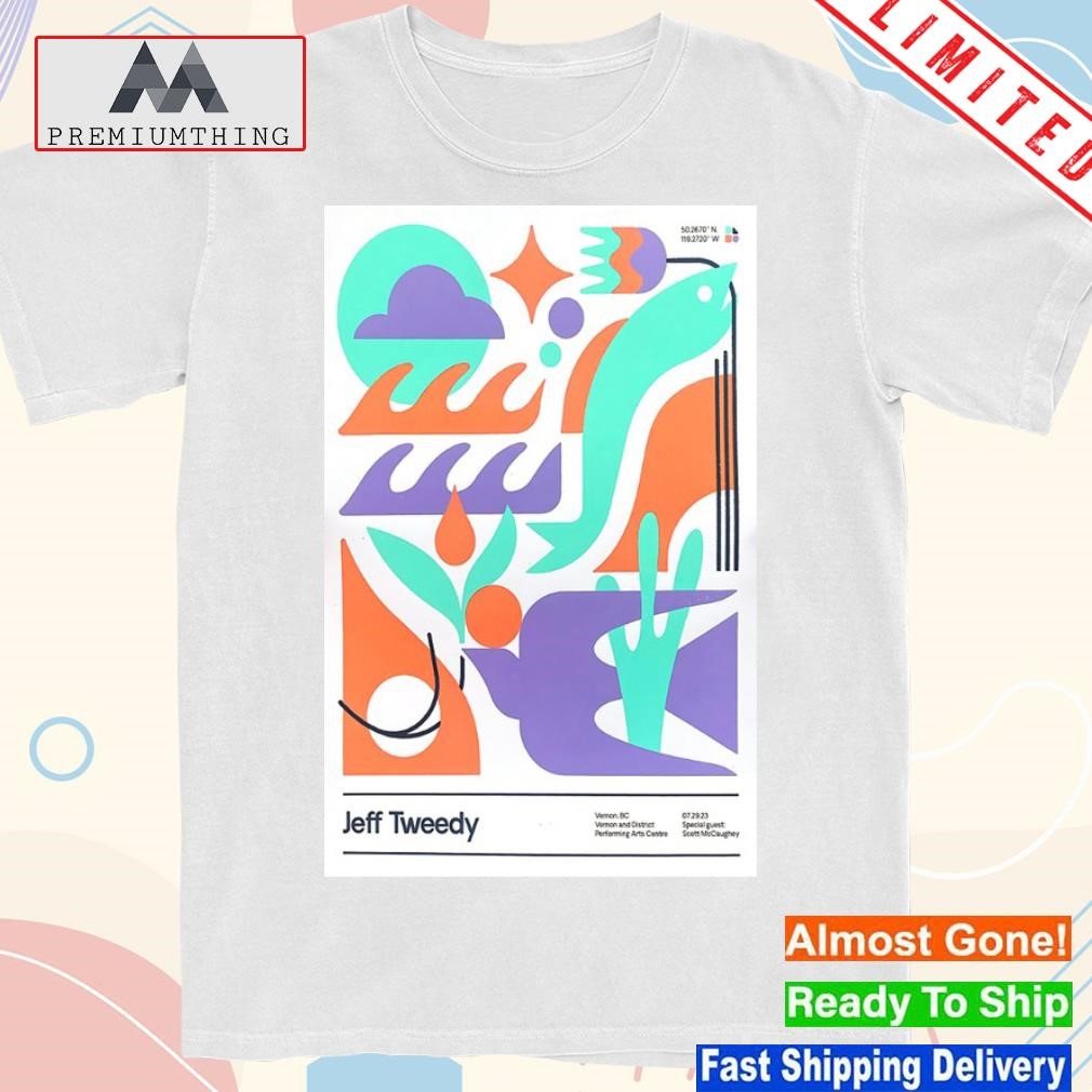 Design jeff tweedy poster vernon july 29 2023 shirt