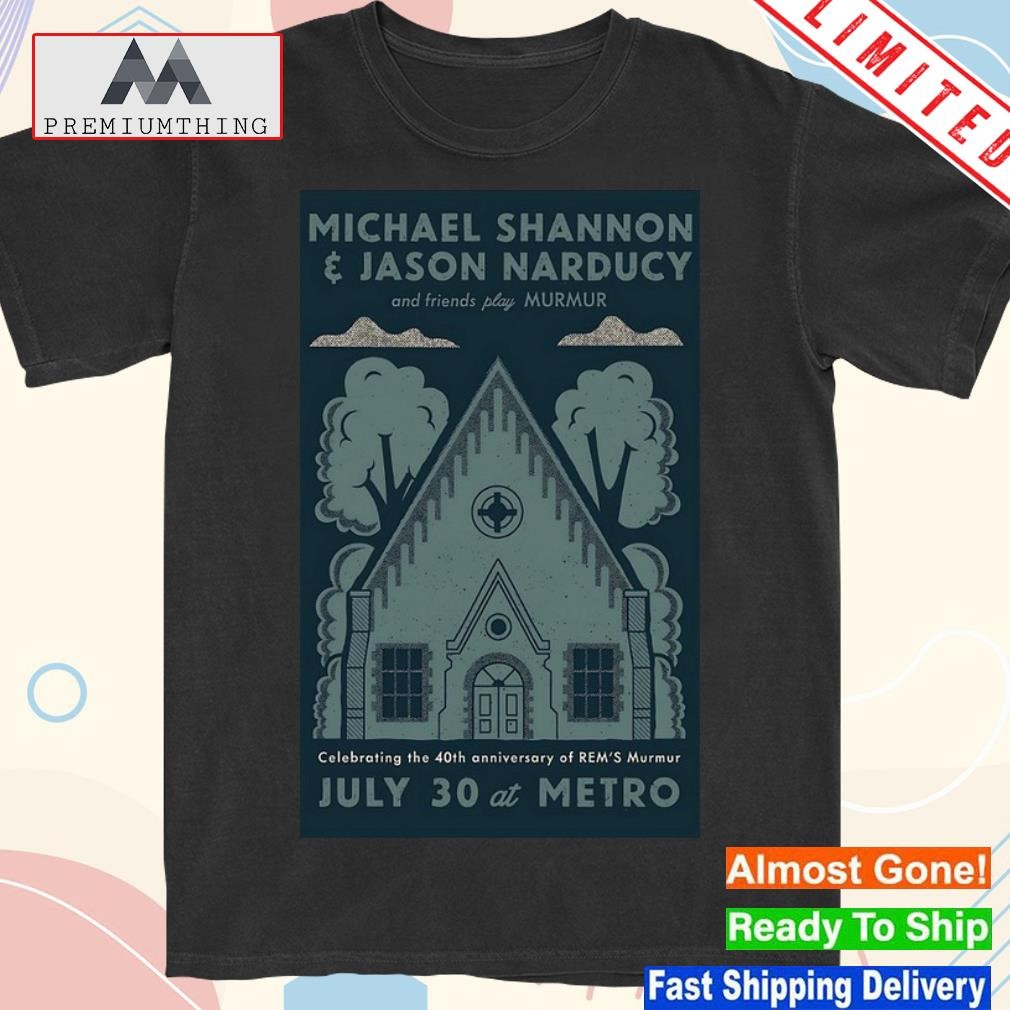 Design michael shannon and jason narducy 07 30 2023 poster shirt