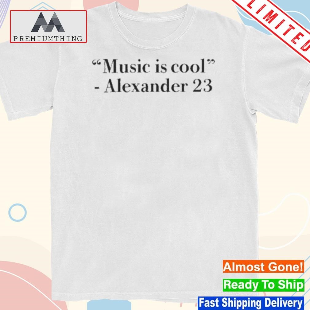 Design music Is Cool Tour 2023 shirt