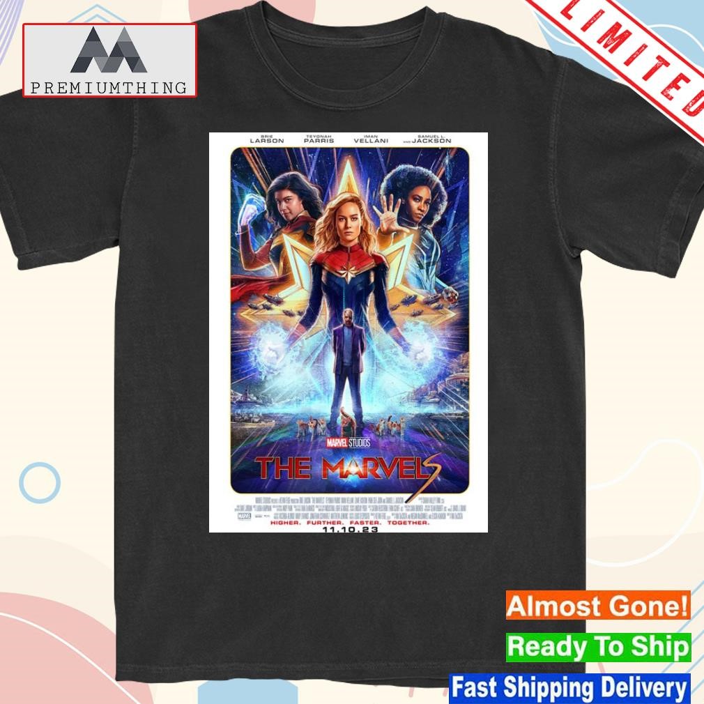 Design new captain Marvel monica rambeau the marvels poster shirt