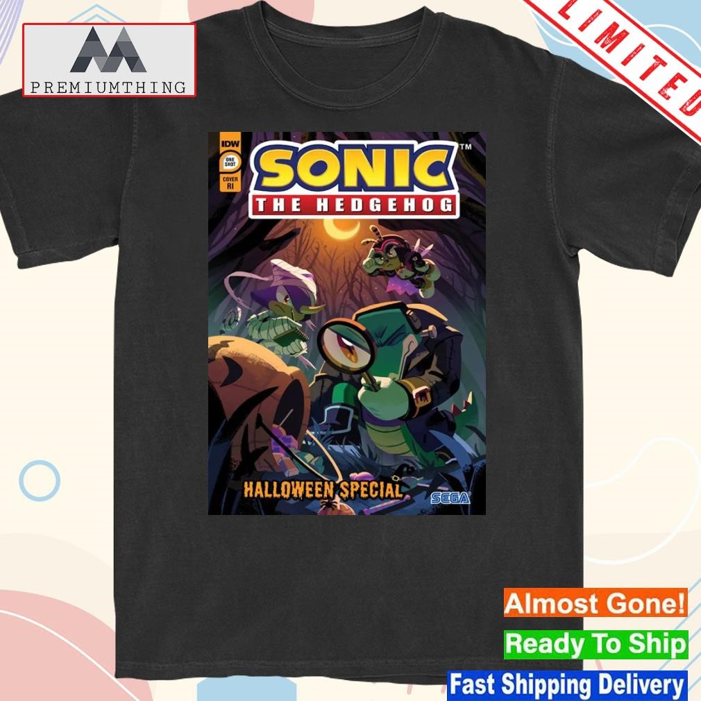 Design new sonic the hedgehog halloween special poster shirt