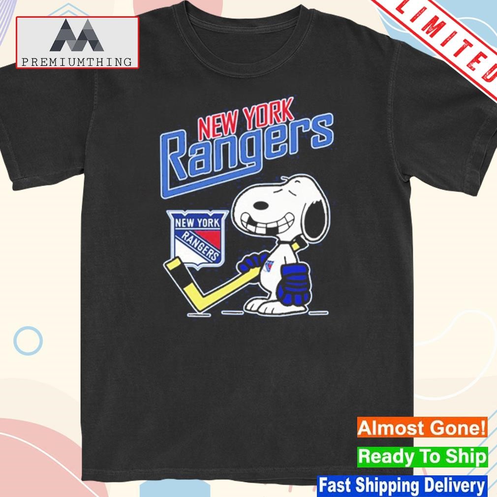 Design new york rangers with Snoopy hockey shirt