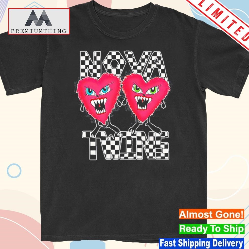 Design nova twins pink hearts shirt