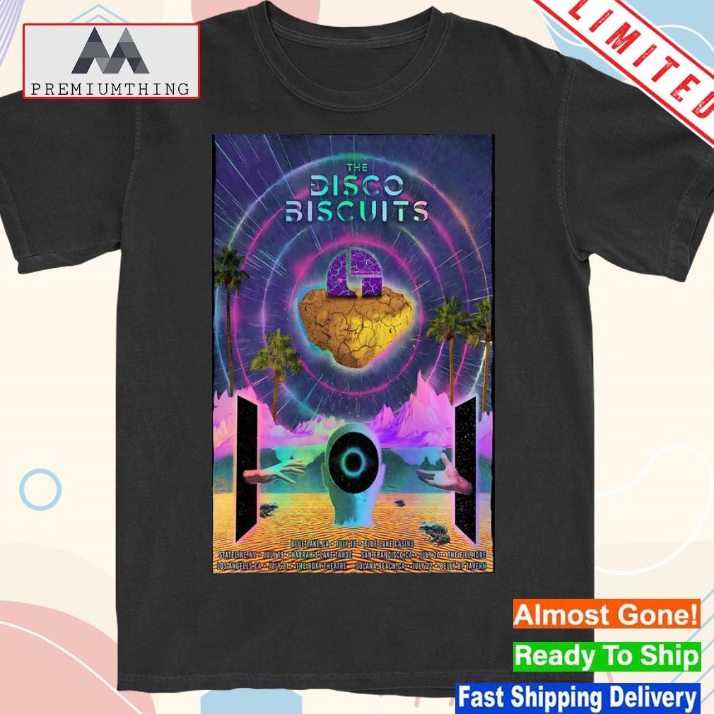 Design poster the disco biscuits west coast tour 2023 shirt