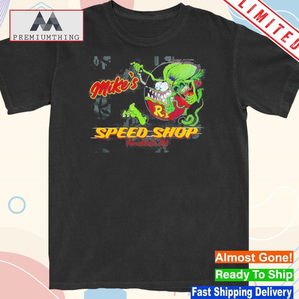 Design rod Ratfink Speed Shop round T Shirt