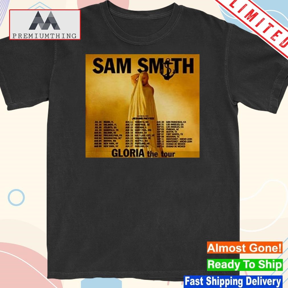 Design sam smith gloria the tour 2023 fan gifts shirt