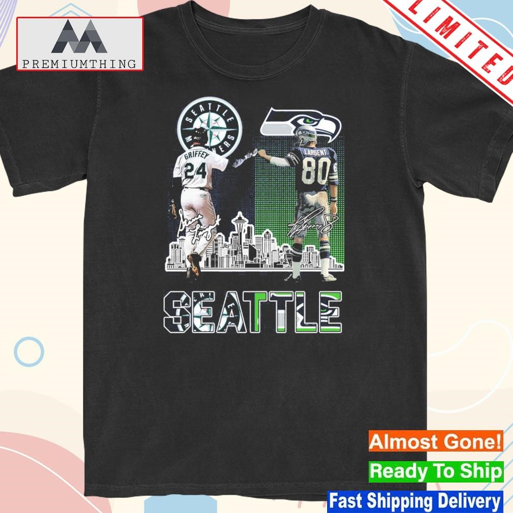 Design seatle Mariners Griffey And Seahawks Largent City Champion Shirt