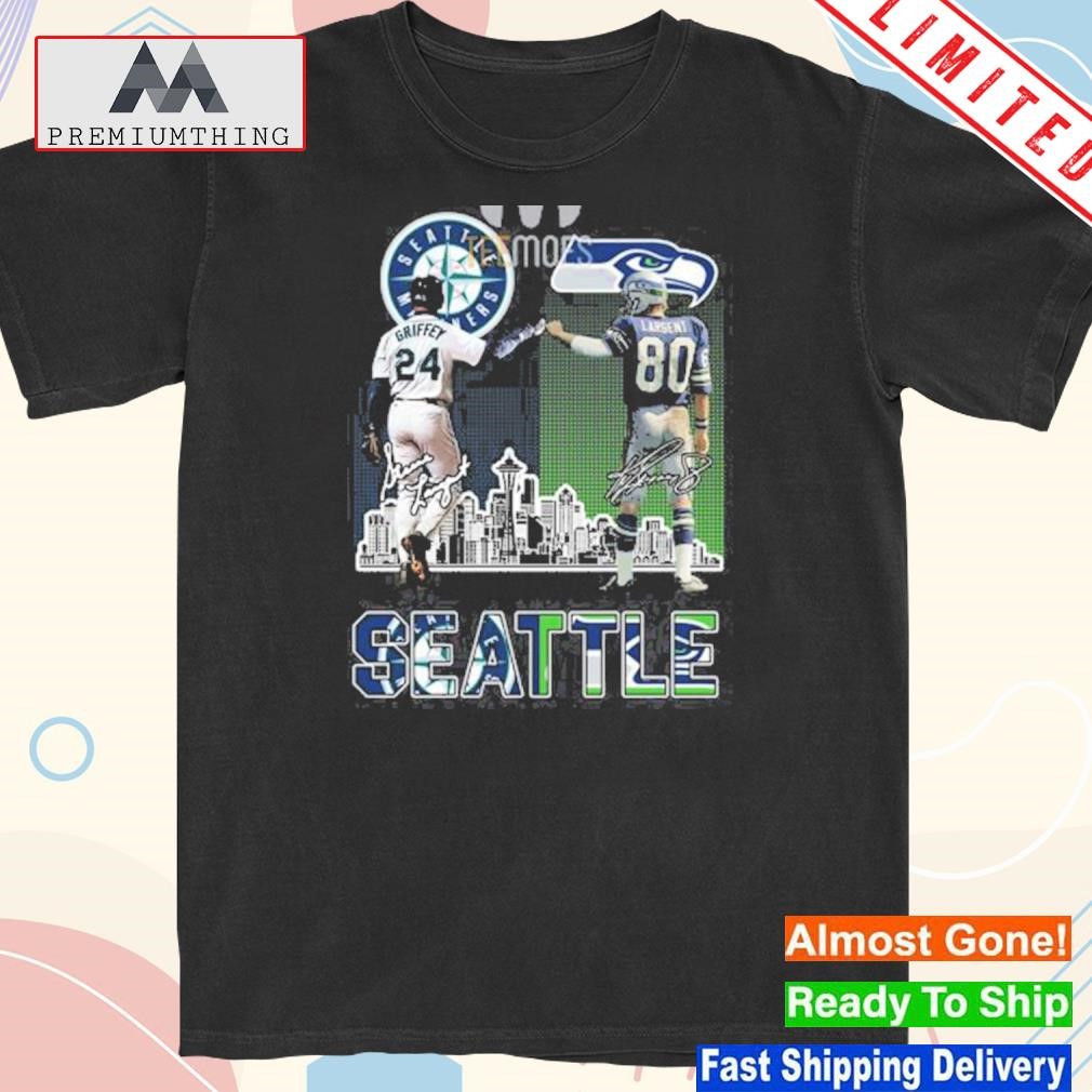 Design seattle legend griffey mariners and largent Seahawks shirt