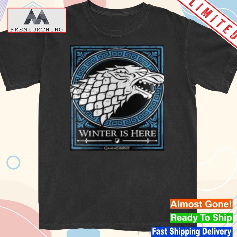 Design stark House Game Of Thrones Winter Is Here shirt